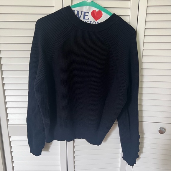 Sezane Navy Sami Sweater - Picture 2 of 6